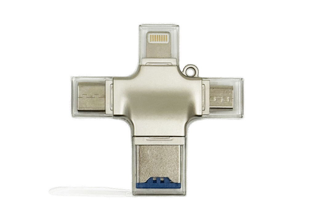 microsd usb adapter star drive with shadow